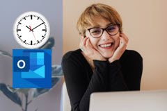 Saving Time in Outlook